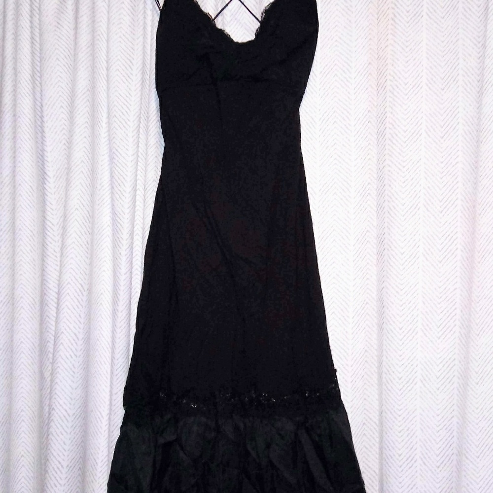 Sexy, Guess lace, Black tie up dress, small